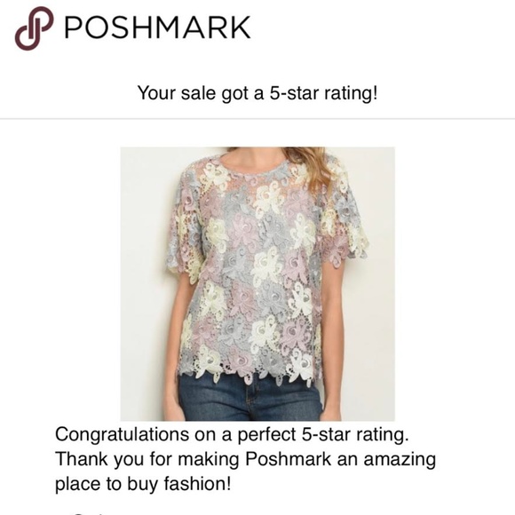 2 LEFT! GRAY MAUVE LACE CROCHET TOP & CAMI - Picture 4 of 8